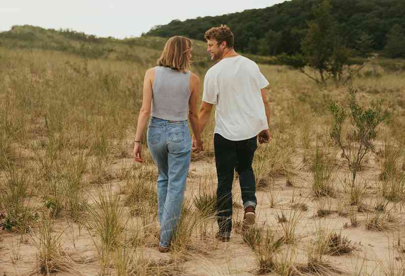 DJ and wife on the beach